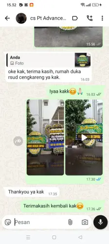 Testimonial Papan Bunga Pernikahan sunter