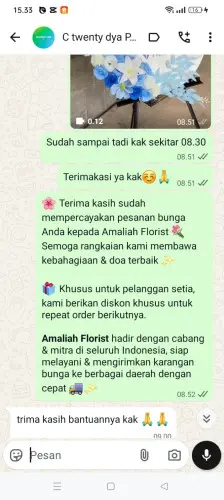 Testimonial Standing Flower sunter